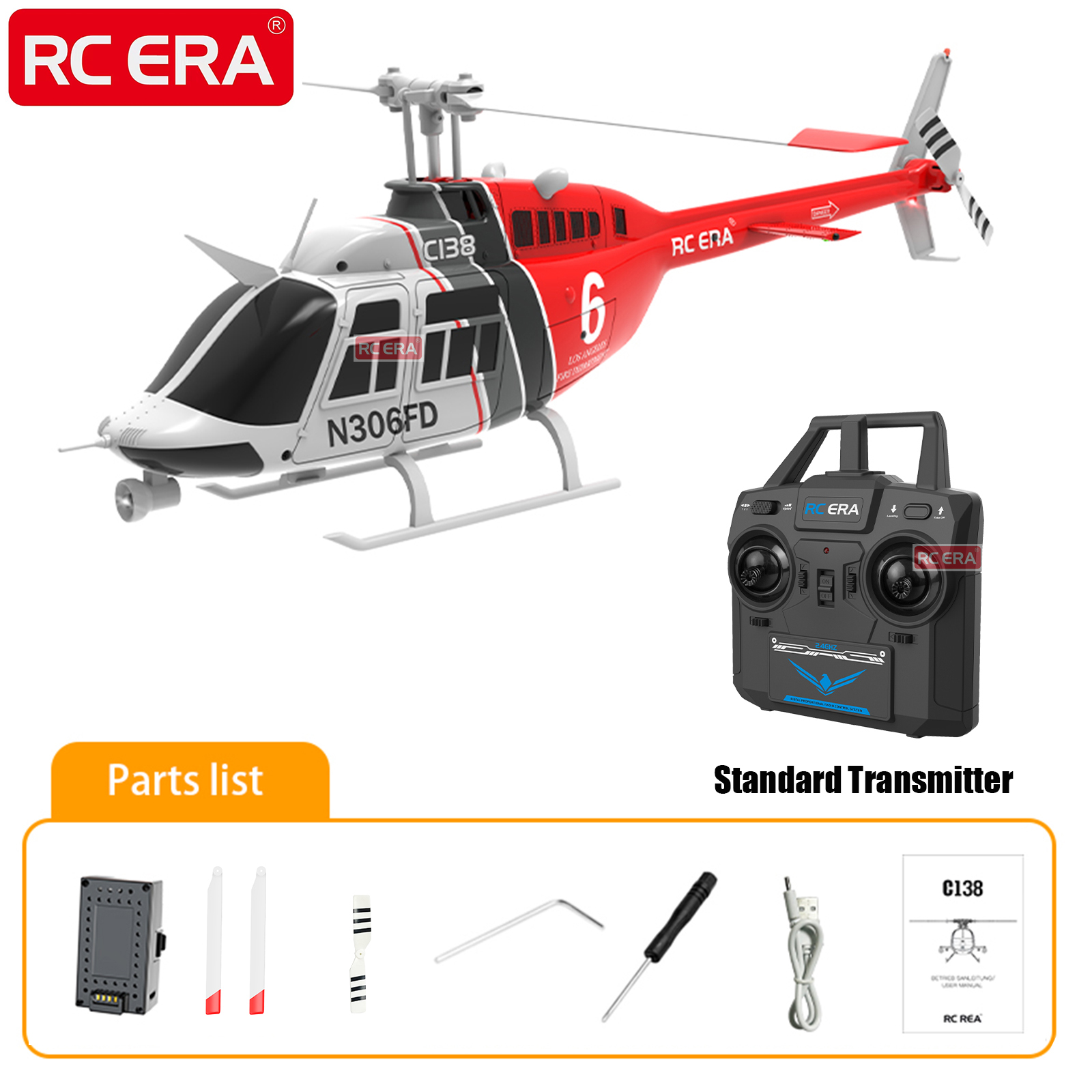 Rc ERA-C138-高度安定化された6軸ジャイロスコープ - Rc Hobby Experts のレビューと価格