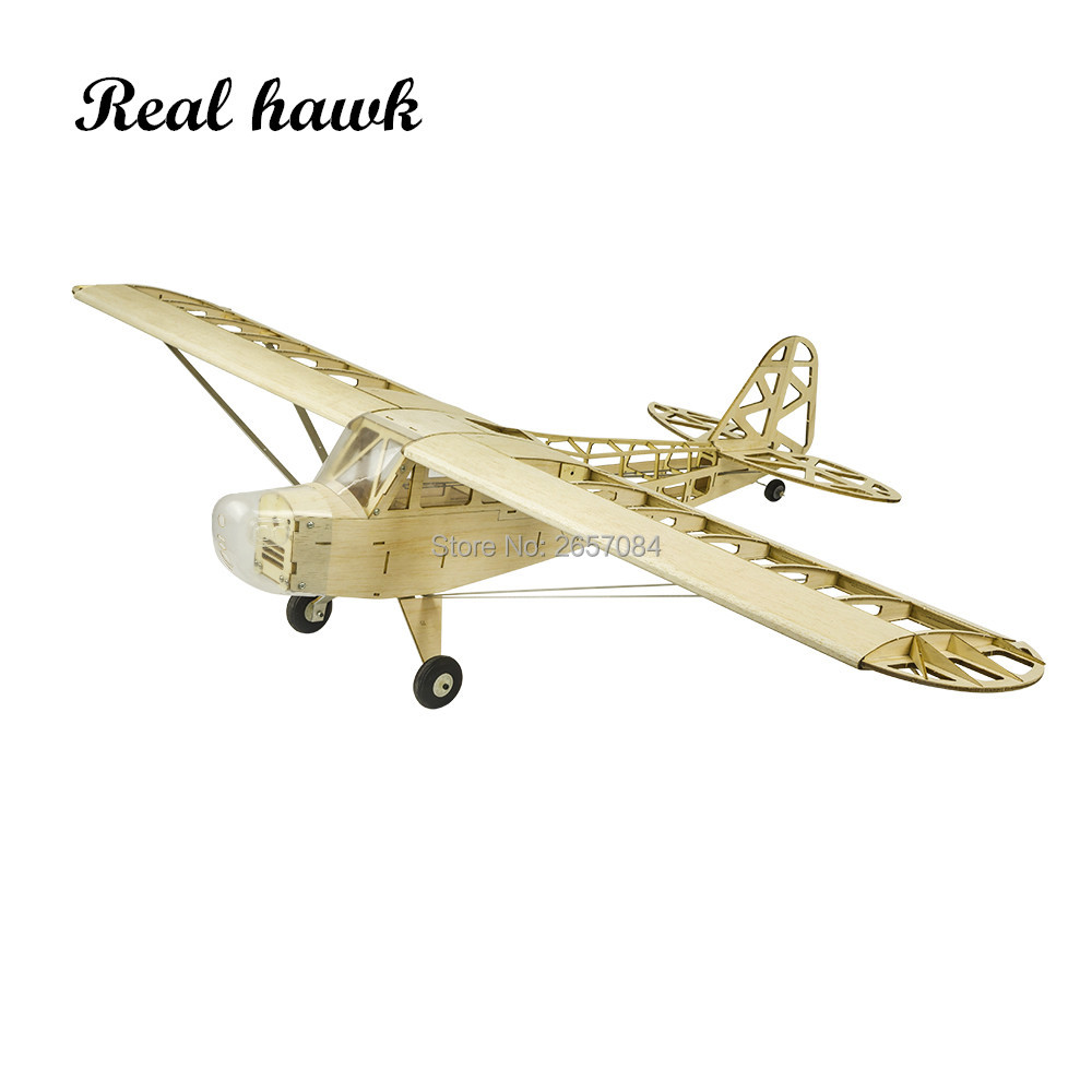 パイパーJ3カブ1200mm、バルサ材を使用したRC飛行機キ - Rc Hobby Model のレビューと価格