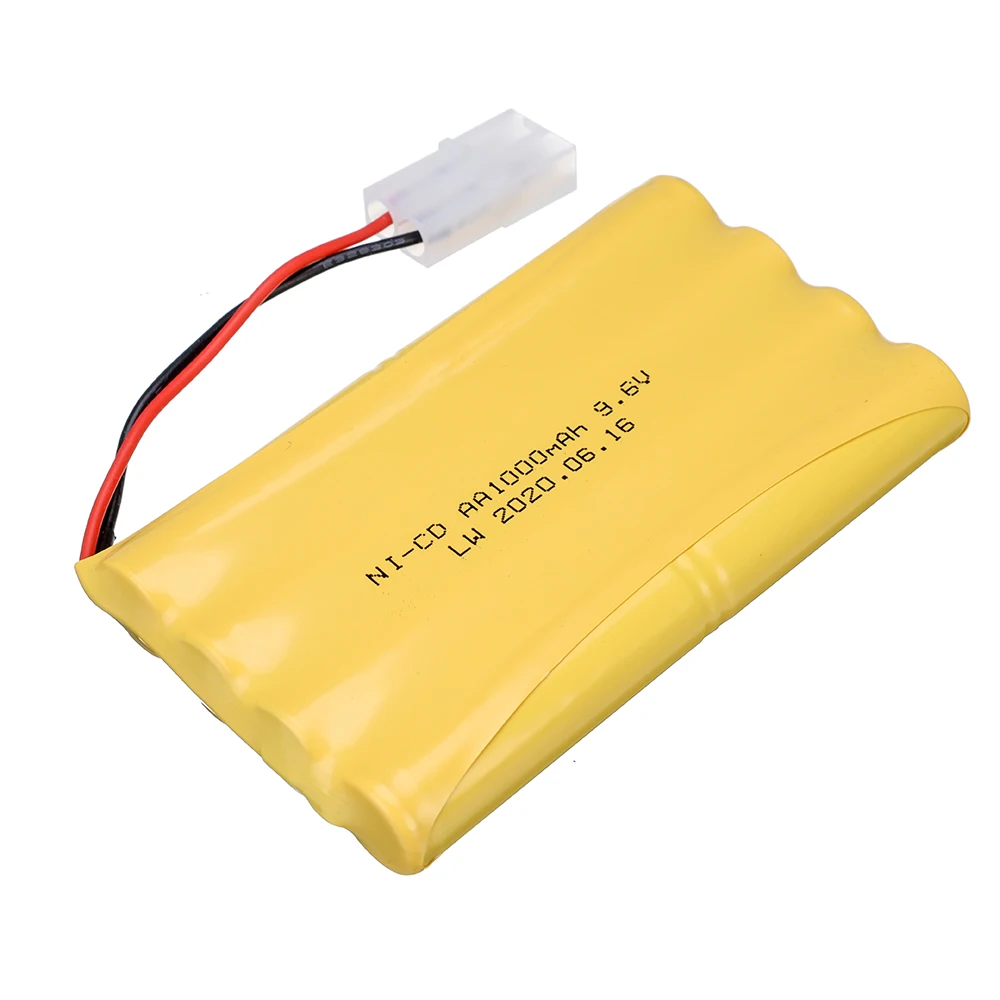 9.6V 1000mAh Ni-CD AA充電式バッテリー  - Rc Hobby Model のレビューと価格