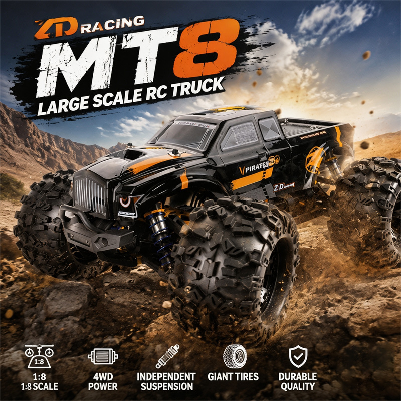 新しい ZD レーシング MT8 RC モンスタートラック、 - Rc Hobby Grade Monster Truck のレビューと価格