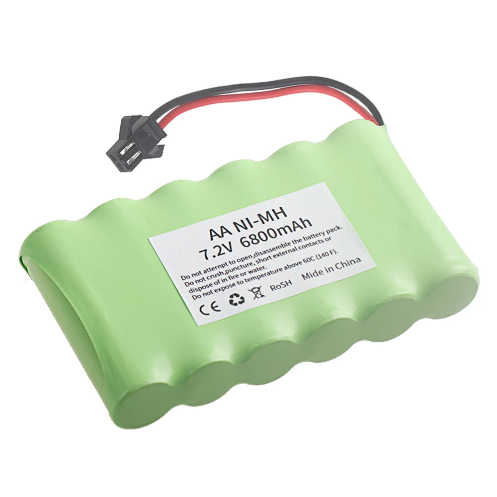ニッケル水素電池 7.2V 6800mAh SMプラグ バッ - Rc Hobby Vehicles のレビューと価格