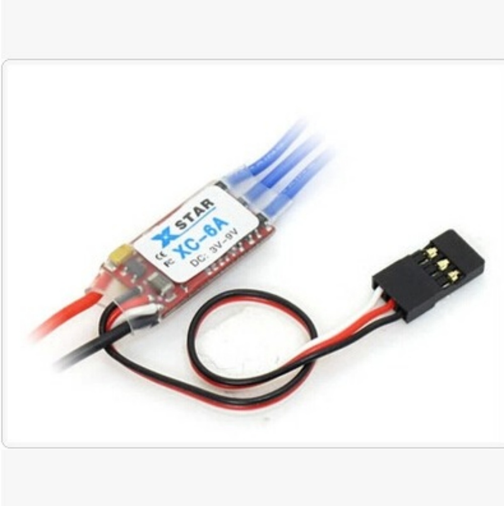 FATJAY XC-6A ブラシレスESC 6A 1-2S  - Rc Hobby Vehicles のレビューと価格