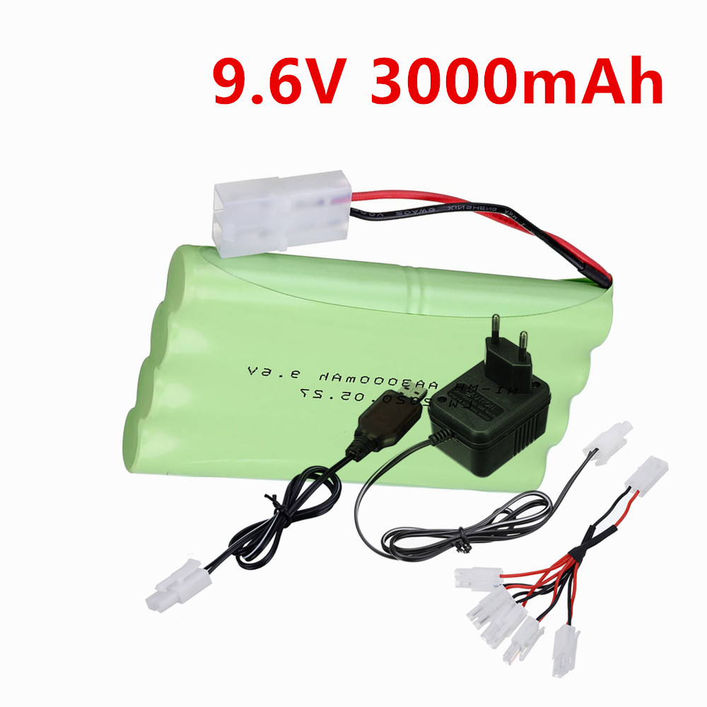 9.6V 3000mah NiMHバッテリーまたは9.6V充 - Rc Hobby Model のレビューと価格